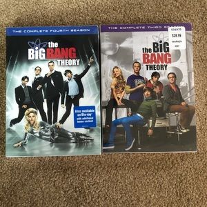 Big Bang Theory Season 3 & 4 DVDs